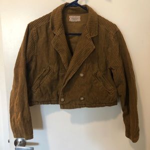 Vintage Corduroy Cropped Jacket